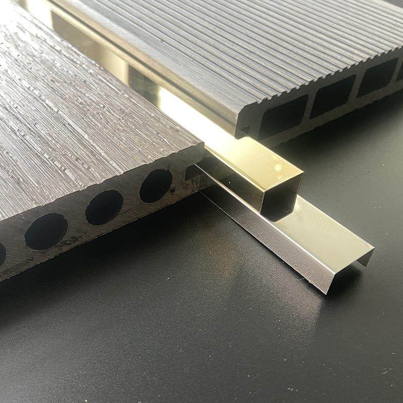 不816锈钢踢脚线瓷砖背墙钢金属装饰条304不锈线条景镜面丝拉收边