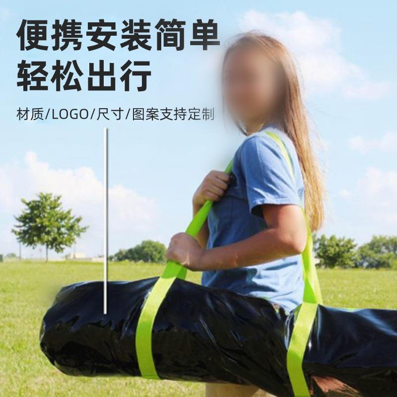 定制跨境可拆3C-03排卸排网架户外标准滩球排拦球网沙排球网架组