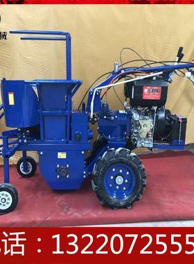 单行米秸秆收割机椒小型手杆扶家用割机割OVI晒机玉辣大豆高粱收