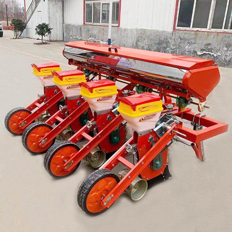 新款多行深高施肥悬浮玉米播机米大豆精种播机谷子播种机粱点玉播