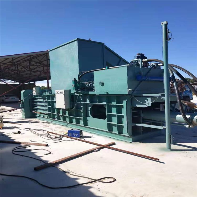 1废6吨卧式液压LF-DBJ16打0包机品站自动纸板塑料打包机矿泉水半