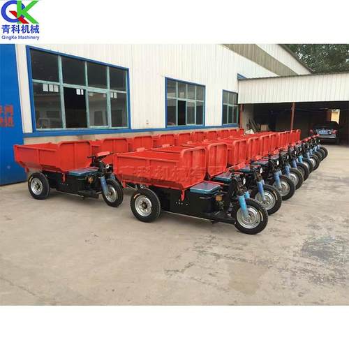 厂家直电动三轮车 工地凝销土混用水泥搬运车 农拉-货翻斗车