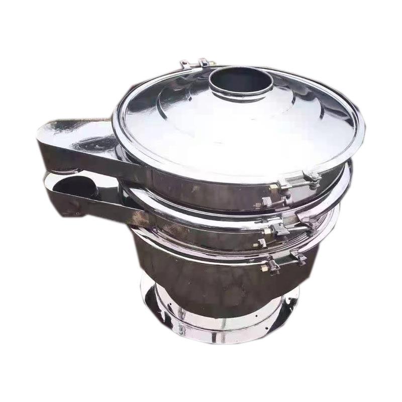 旋厂家分供应圆形锈多种钢振动筛食品制药筛机 单层圆形中药粉不