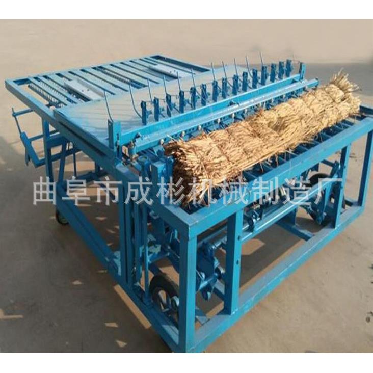 冬OHN季大棚种植保温草草帘 砖坯预制件覆机草席盖机电动帘机