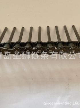 08B02298A四分加长销高链带卡条簧槽固定卡簧强度工业传动链送输