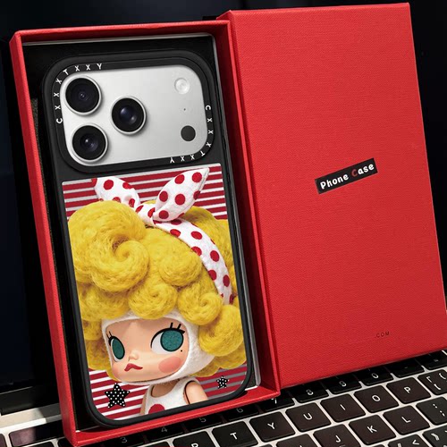 【C家】红条纹莫莉豹纹嘎姐磁吸MagSafe适用苹果17/16proMax手机壳iPhone15防摔16pro保护套13/14p镜面17Air