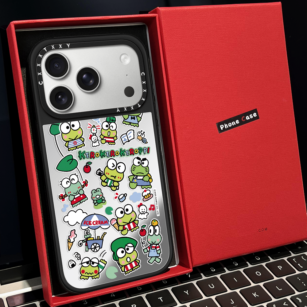 【C家】酷企鹅大眼蛙贴纸集合磁吸MagSafe适用苹果17/16proMax手机壳iPhone15防摔16pro保护套13/14镜面17Air