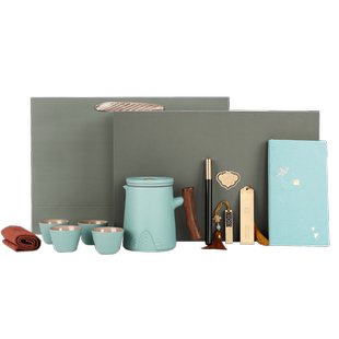 高档中国风礼品毕业送老师礼物公司送顾客伴手礼茶杯本子礼盒定制