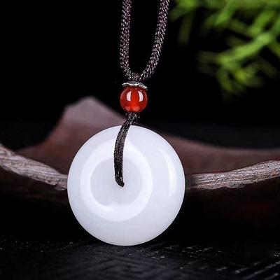 新中式平安扣编织项链民族风古法