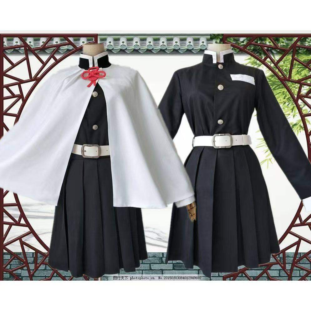 现货鬼灭之刃栗花落香奈乎cos 鬼杀队队服 cosplay儿童服装女制服