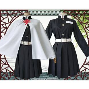 现货鬼灭之刃栗花落香奈乎cos 鬼杀队队服 cosplay儿童服装女制服