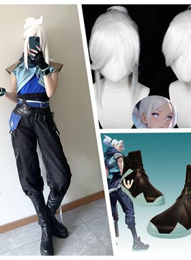 无畏契约捷风cos服女生cosplay瓦罗兰特套装jett苦无奶妈假发鞋子