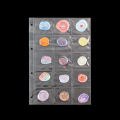 火漆币15格收纳卡册印章成品A4活页收集册纪念币徽章复古币收藏册