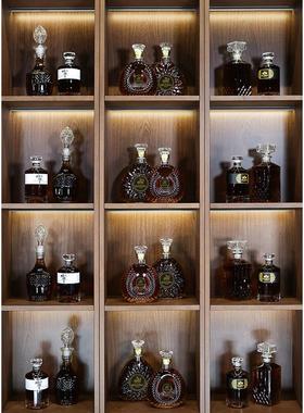 酒柜摆件假酒仿真洋酒瓶组合套装道具酒样板房间家用客厅软装饰品