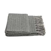 样板房灰色针织流苏尾毯床沙发巾盖毯床尾旗酒店搭毯搭巾软装