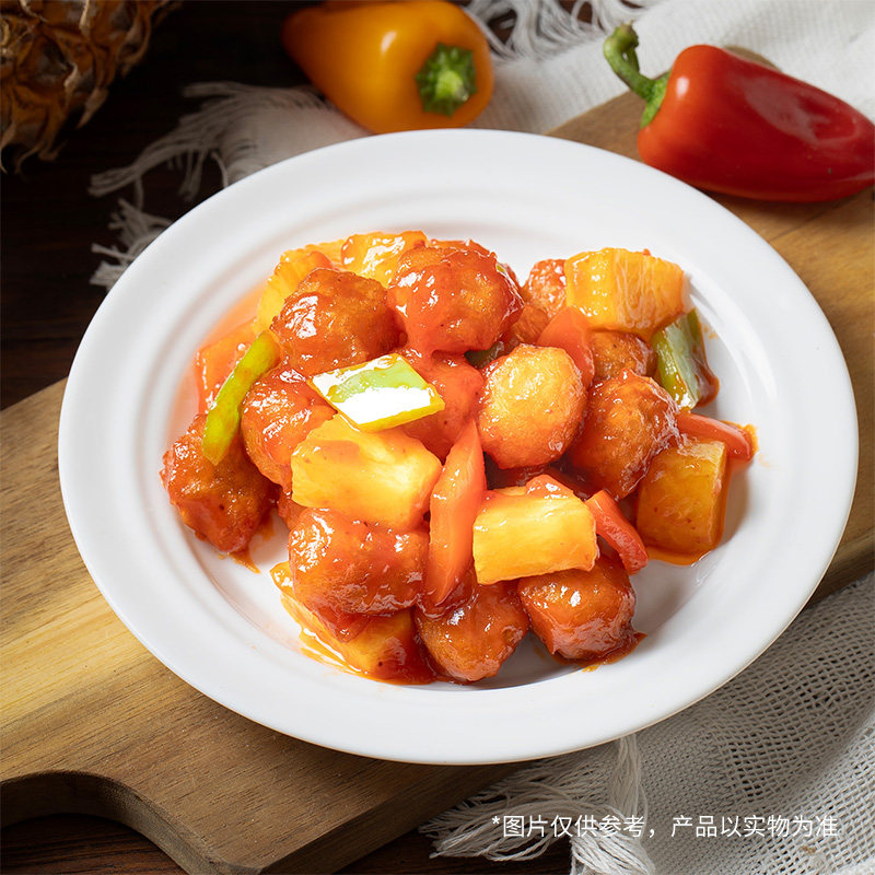 锦大师菠萝咕咾肉高端家常菜预制菜加热即食酸甜开胃家宴半成品图片