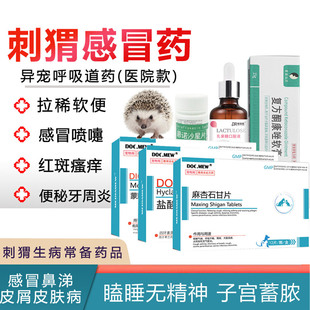 刺猬感冒药拉稀腹泻皮肤病异宠胀气子宫蓄脓便秘牙周炎刺猬滴眼液