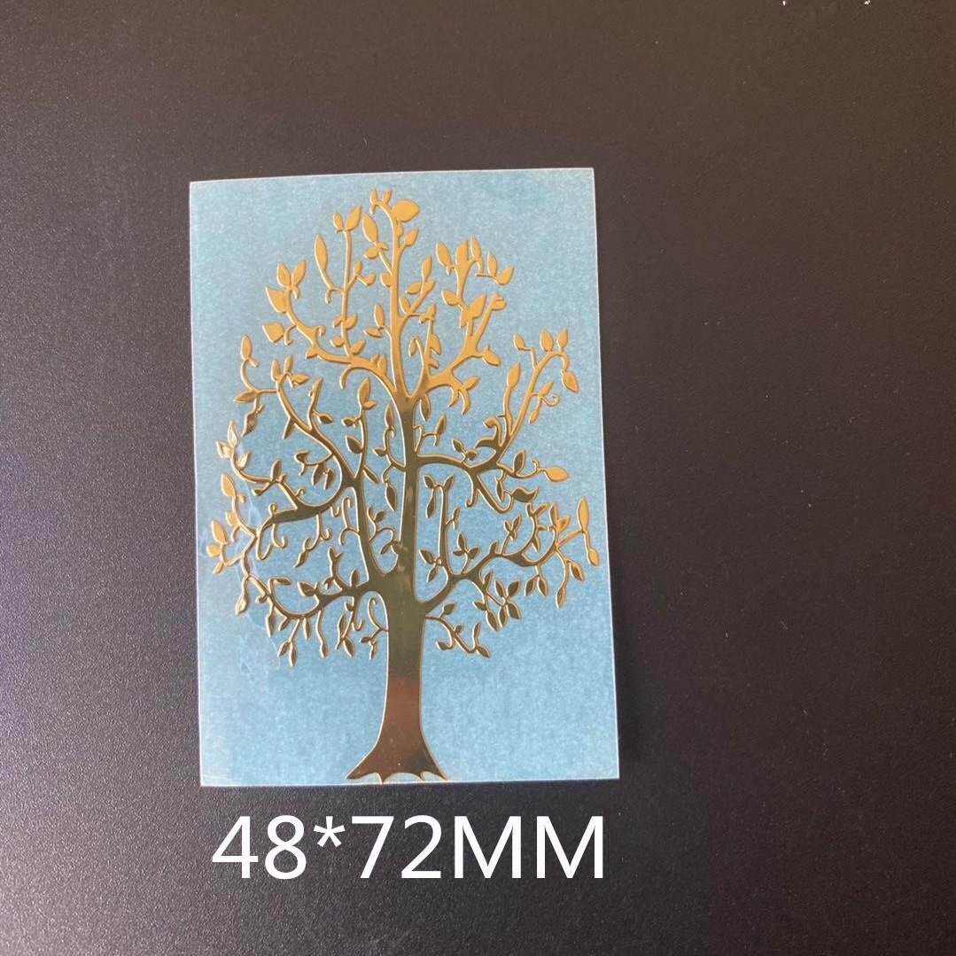 2026滴胶手机壳材料 金属贴 幸运树 金属贴