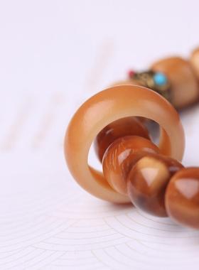 2026楼兰戈壁库克手串桶珠双圈男士老型菩提文玩佛珠念珠手持多款