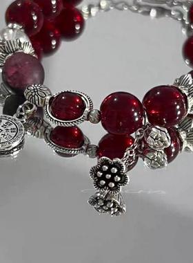 2026印象手链系列 绯红手串山鬼小众设计手饰魔道祖师魏无羡衍生