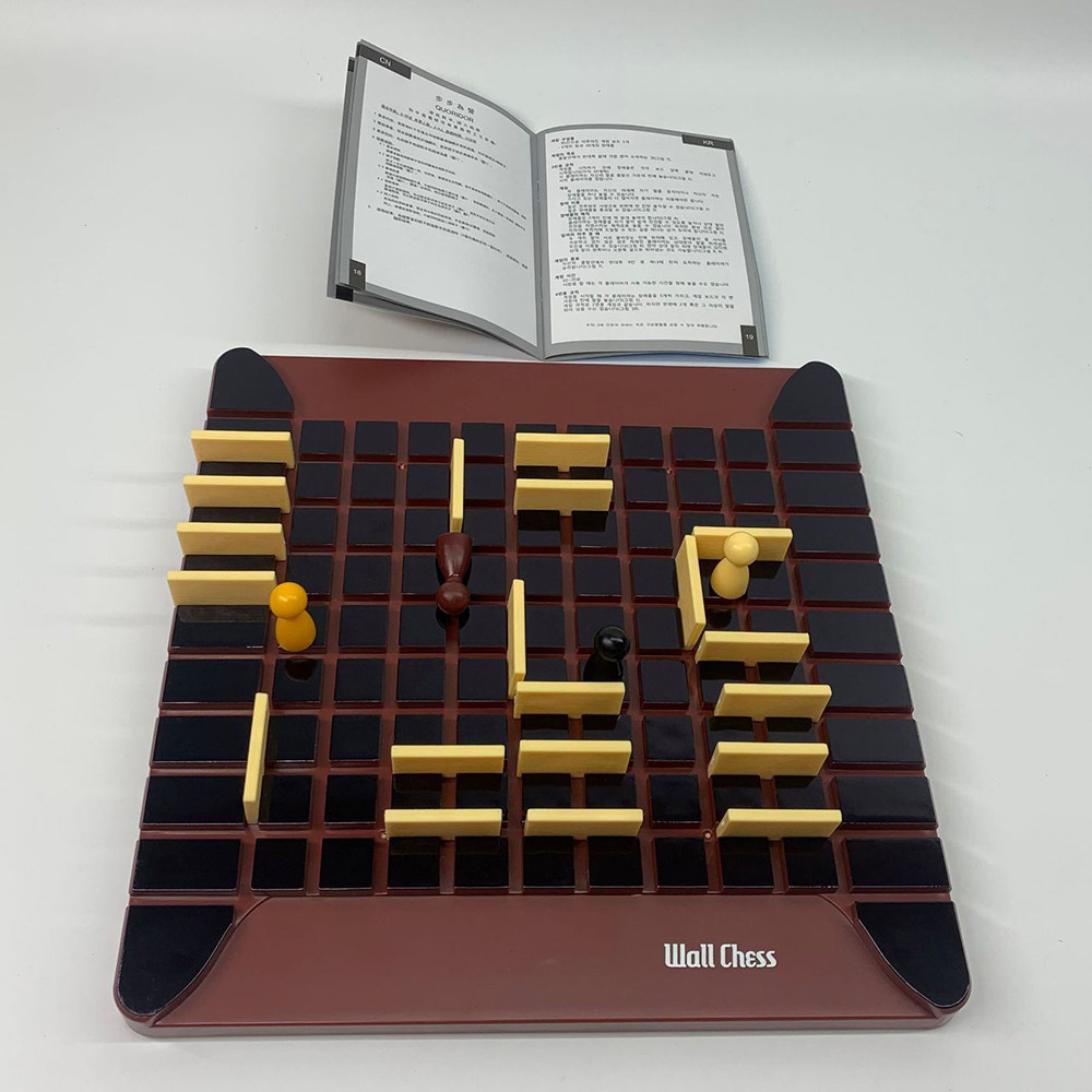 步步为营746桌游围堵截墙棋路步步为盈儿追童策略游戏战双人对玩