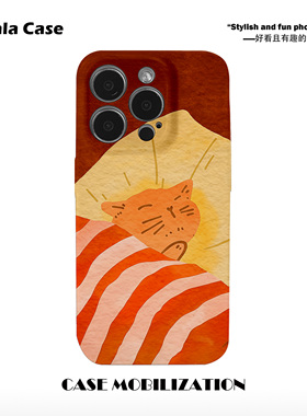 可爱猫猫做个甜甜的梦菲林二合一手机壳适用苹果17nova14华为p70mate60小米15opporeno14vivo荣耀300iPhone16