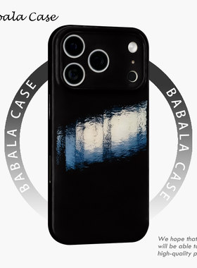 模糊的窗户意象画高级菲林二合一手机壳适用苹果17nova14华为p70mate60小米15opporen14ovivo荣耀300iPhone16
