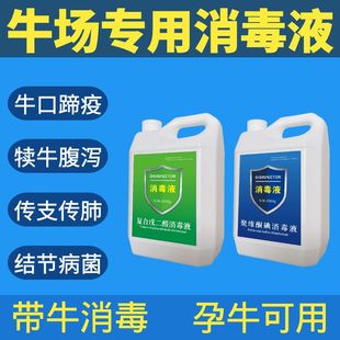 牛场消毒液带牛厂牛棚牛舍牛圈消毒液养殖场专用孕牛用消毒液剂水