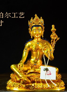 藏传二十一度母帕拉款铜装饰摆件