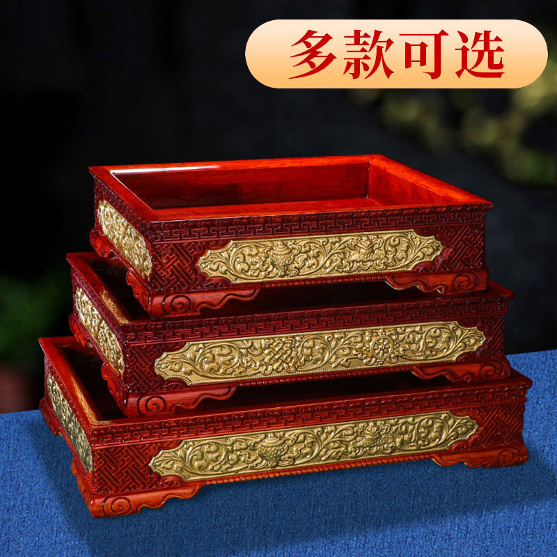 供果盘客厅家用吉祥实木藏传