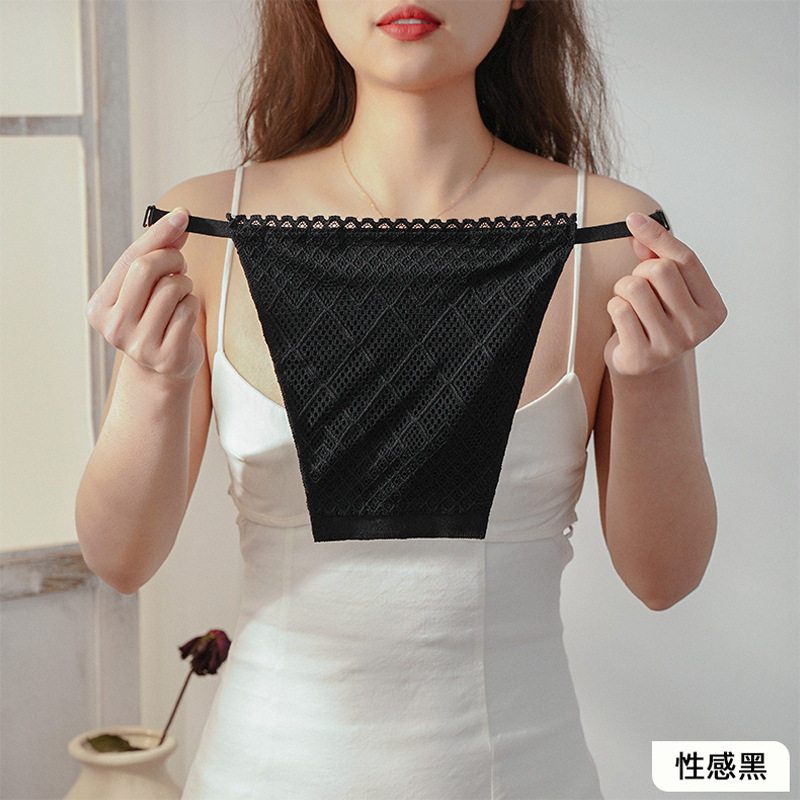 여성 수 놓은 가슴 노출 방지 가짜 칼라 여성 레이스 안티 떨어지는 가벼운 얇은 가슴 랩 안티 실행 천 여름 장식 가짜 칼라 유물