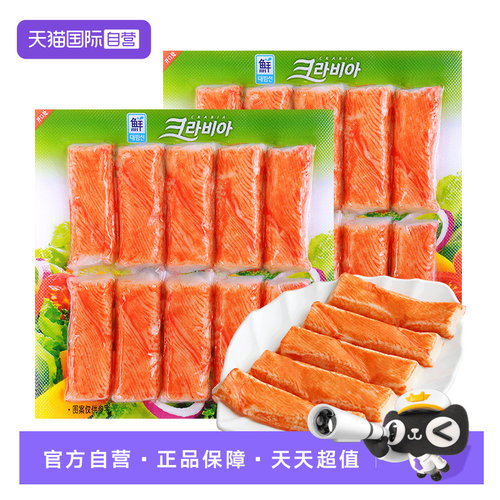 【自营】韩国进口思潮大林模拟蟹棒手撕即食蟹柳零食180g寿司沙拉
