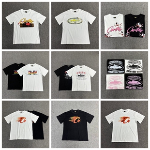 corteiz恶魔岛监狱幻影字母印花短袖 drill文化欧美街潮男女T恤衫