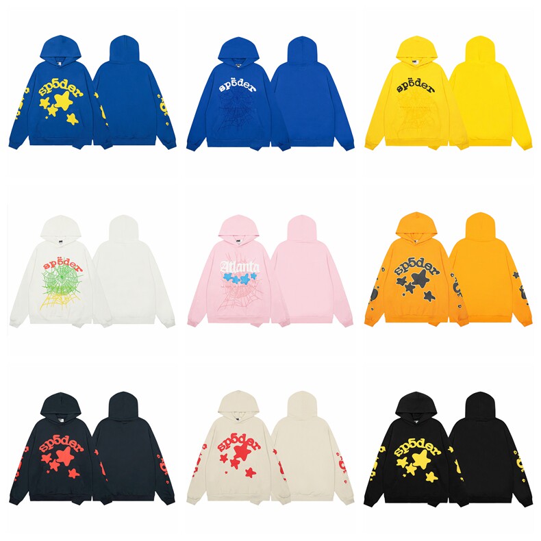 sp5der555555蛛蛛网卫衣发泡潮
