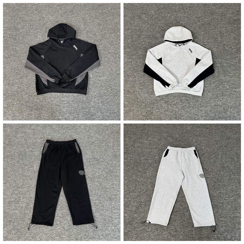 美式 Mertra 拼接刺绣加绒高街宽松秋冬男女休闲蝙蝠袖连长裤套装,男装,休闲运动套装,淘宝优惠券,粉丝福利购,淘宝优惠卷