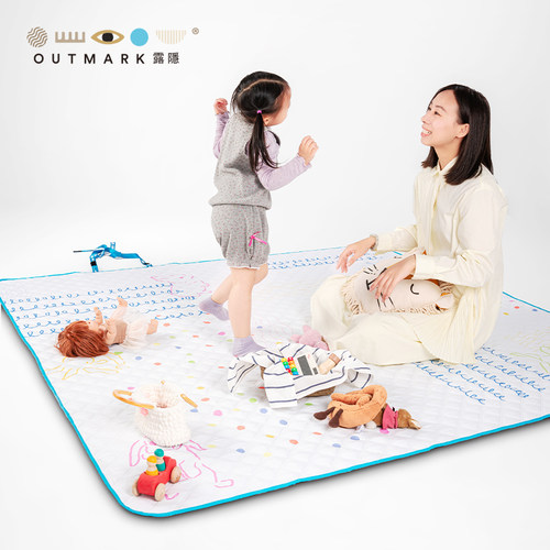 露隐outmark野餐垫加厚防潮防水户外春游露营野炊帐篷垫草坪地垫