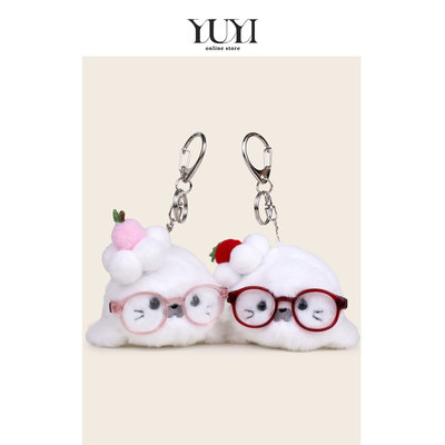 YUYI原创发声海豹毛绒玩偶包挂件