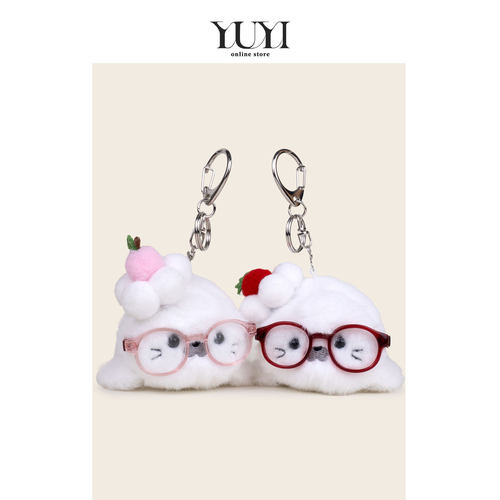 YUYI原创发声海豹毛绒玩偶包挂件