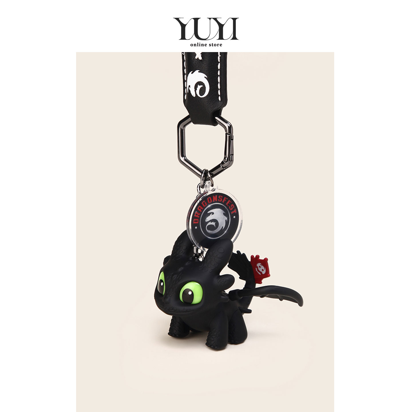 YUYI正版驯龙高手无牙仔包挂件男