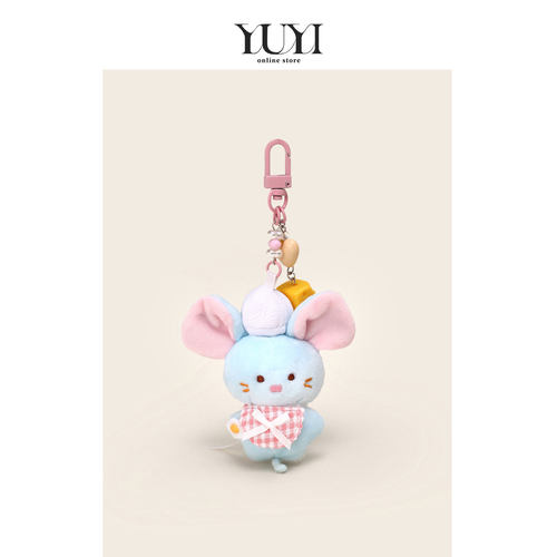 YUYI原创小老鼠玩偶钥匙扣包挂件