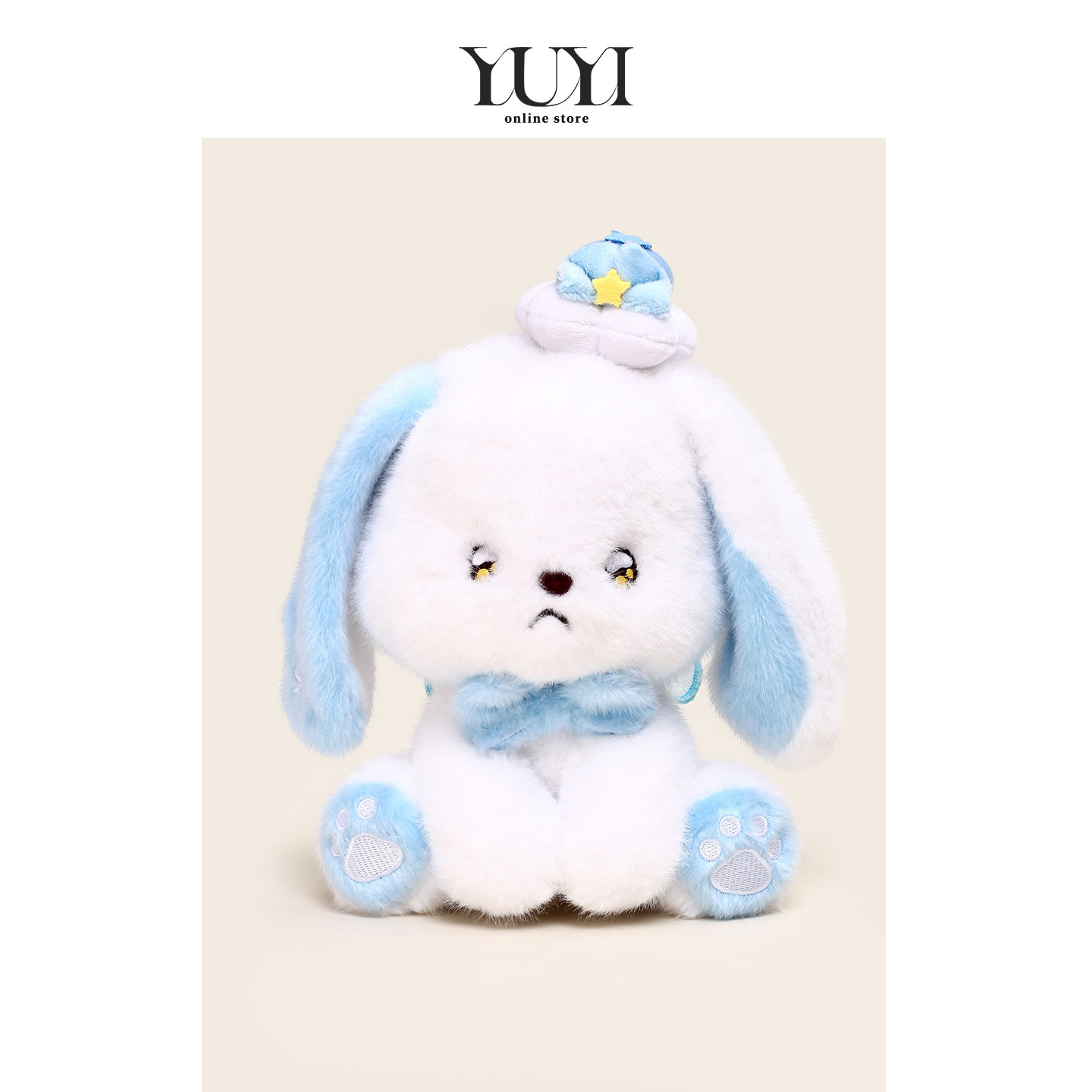YUYI原创可爱兔子形毛绒玩偶闺蜜孩童女生日礼物娃娃书包背包挂件