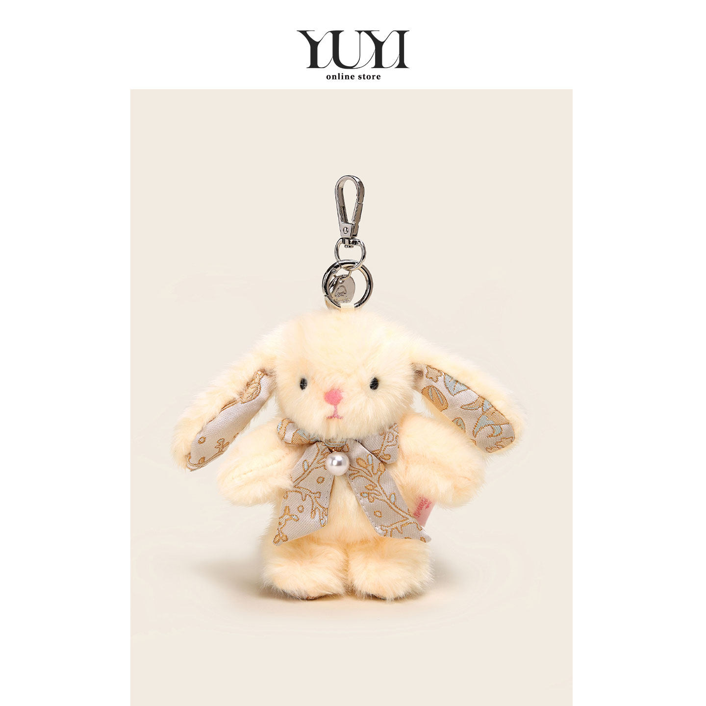 YUYI原创可爱奶酪黄小兔子公仔玩偶闺蜜女生礼物书包包挂件钥匙扣,服饰配件/皮带/帽子/围巾,包挂件,淘宝优惠券,粉丝福利购,淘宝优惠卷
