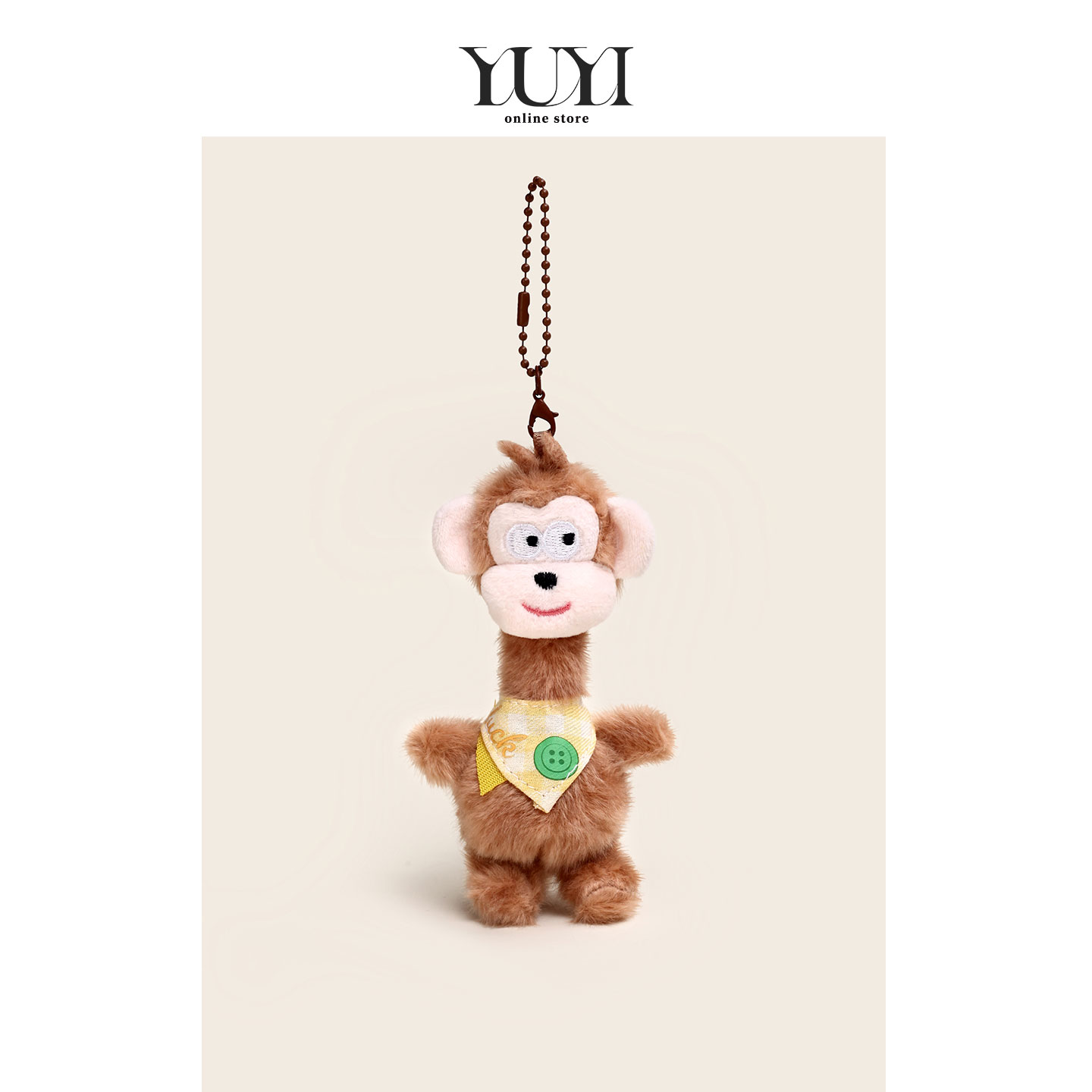 YUYI黔灵山小猴子毛绒玩偶包挂件