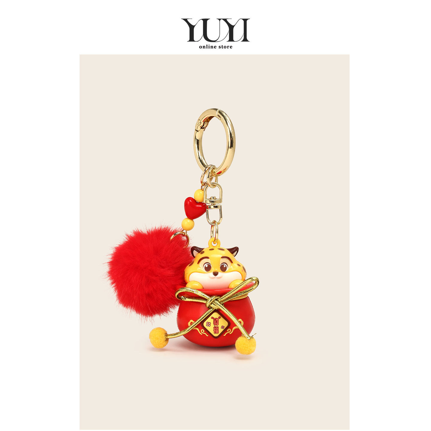 YUYI正版联名迪士尼史迪仔福袋精致车钥匙扣高级感书包包挂件挂饰
