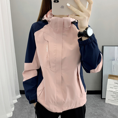 高品质冲锋衣两件套滑雪登山服