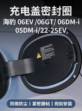 比亚迪海豹06EV/06dmi/06gt/ev/05dmi充电口防水盖充电盖密封圈