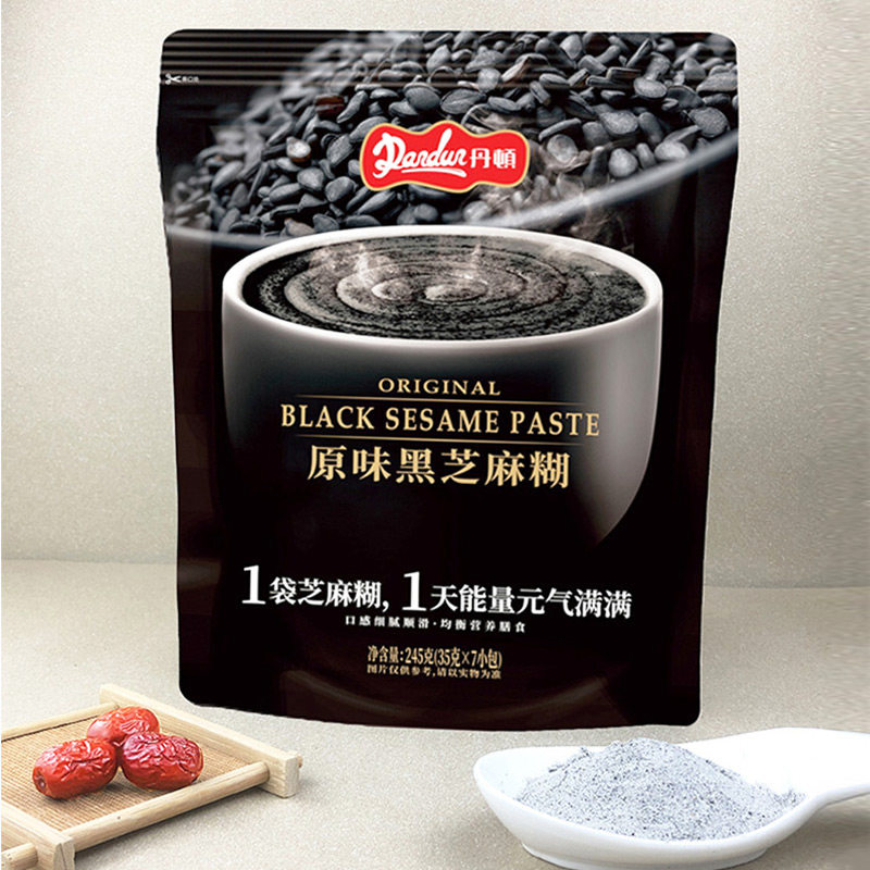 丹顿黑芝麻糊营养速食品早餐代餐红枣加钙黑芝麻糊即食冲饮品245g,咖啡/麦片/冲饮,芝麻糊,淘宝优惠券,粉丝福利购,淘宝优惠卷