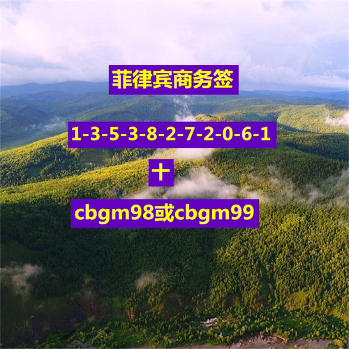 菲律宾商务签一年多次一签多行商务邀请函加急签申请注意咨询