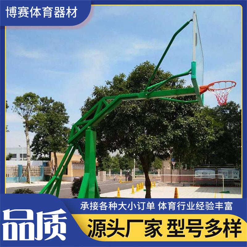 加厚平箱篮球架户外可移动篮板室外篮球架比赛仿液压家用篮球架