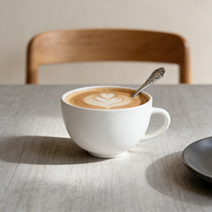 芬兰arabia北欧进口24h小时咖啡杯高档精致陶瓷杯碟小众高级杯子